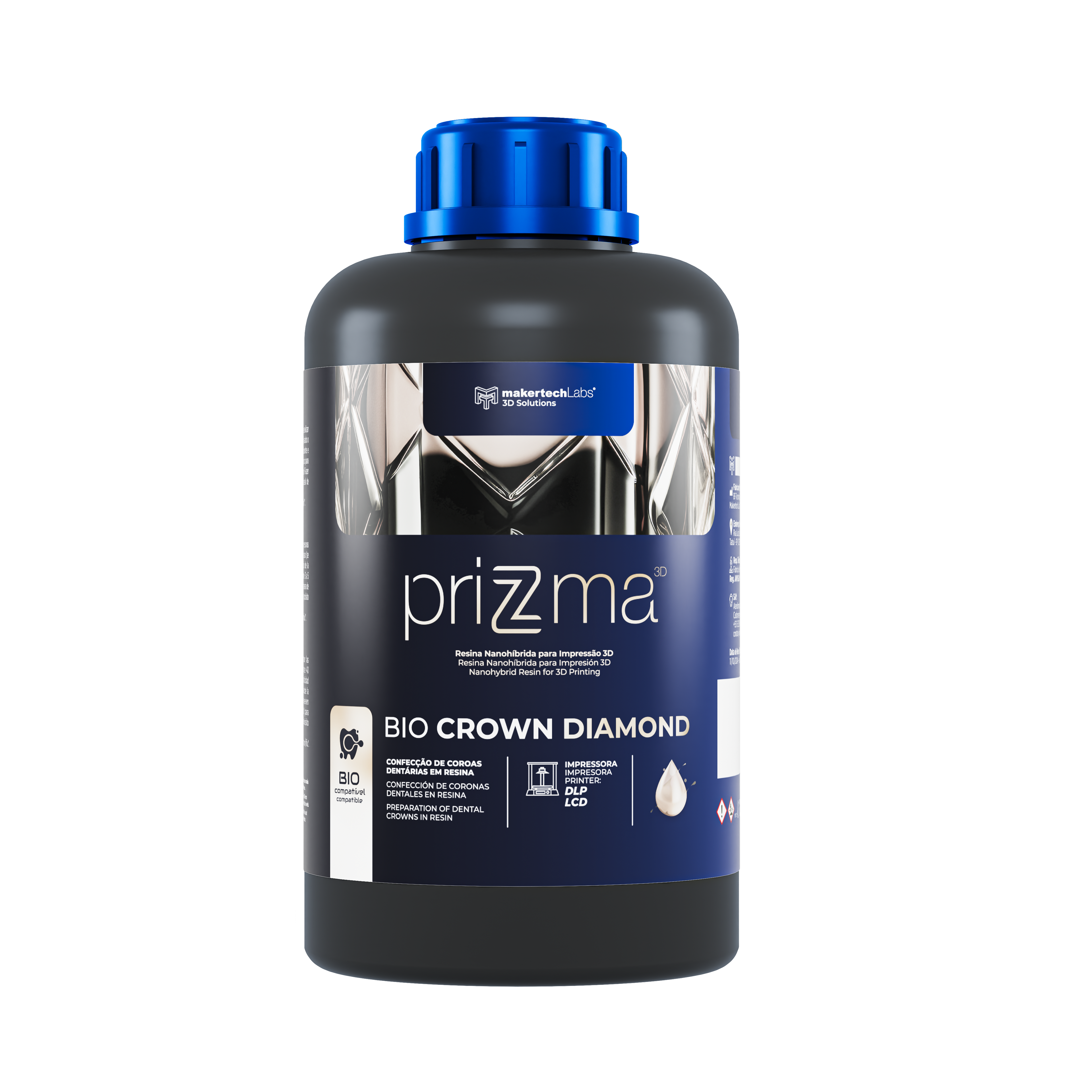 Prizma 3d Resin Bio Crown Diamond - 300gr