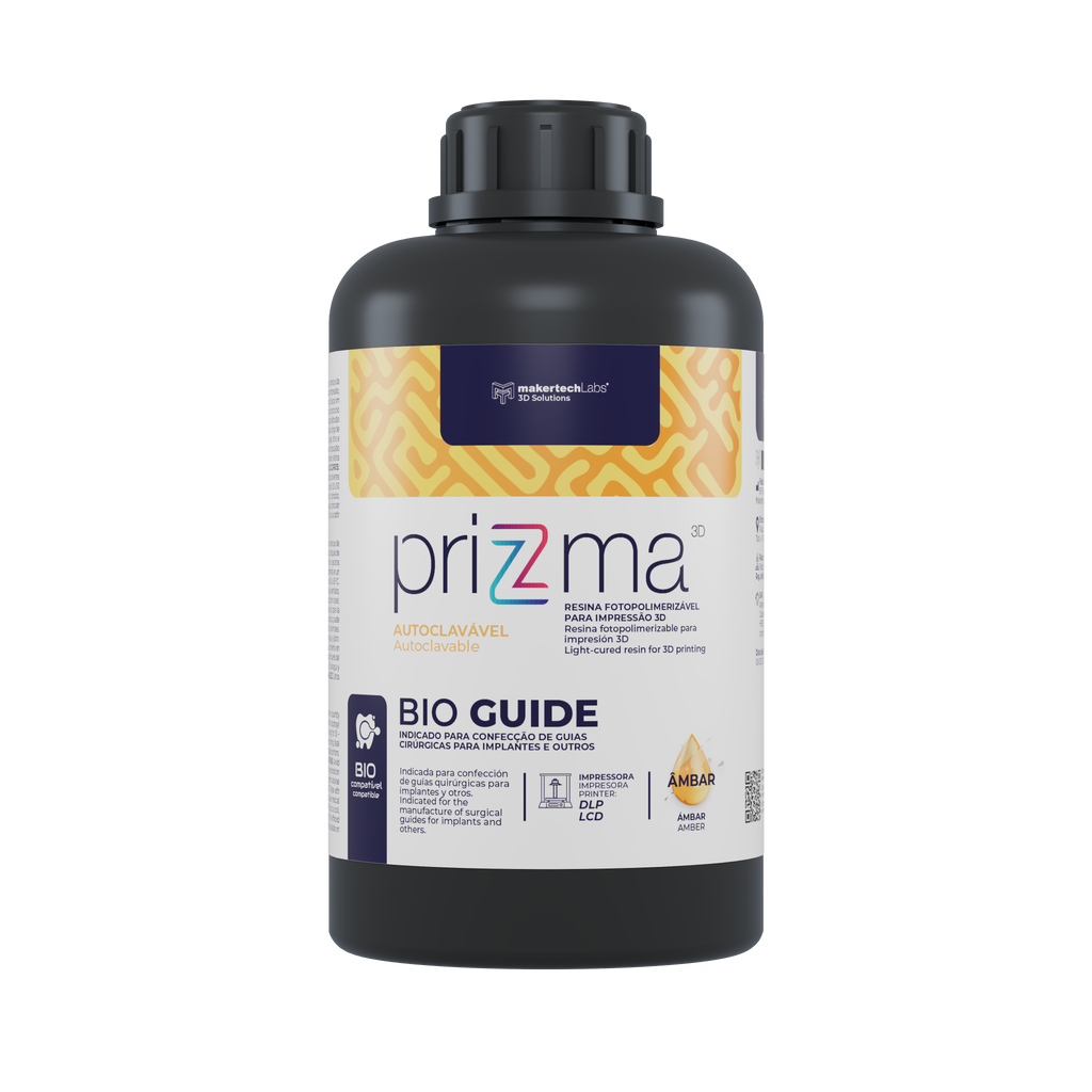 Prizma 3d Resin Bio Guide -Amber - Autoclavable 1 kg