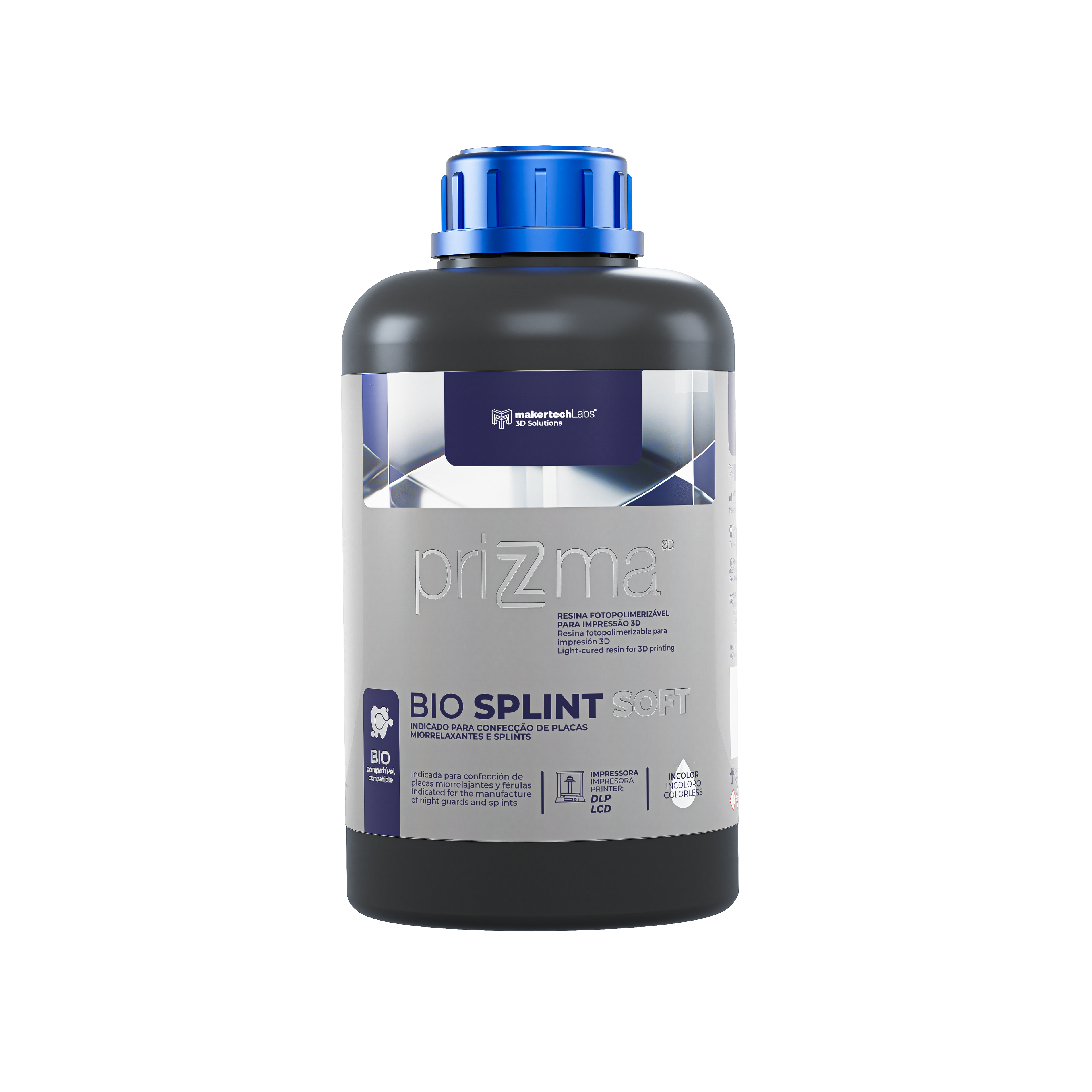 Prizma 3d Resin Bio Splint Soft - Transparent 1 kg