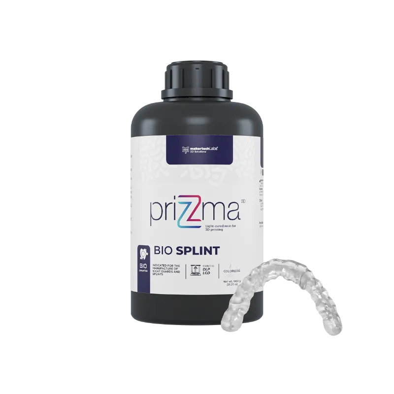 PriZma3D Resin Bio Splint - Transparent 1 Kg