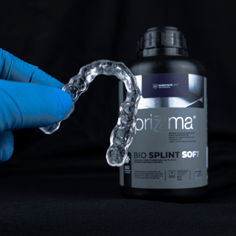 PriZma3D Resin Bio Splint Soft - Transparent 1 kg